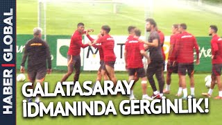 Galatasaray İdmanı Karıştı! Kerem Aktürkoğlu ile Van Aanholt Arasında Gerginlik!