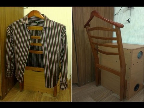 Как из старого стула сделать вешалку Как из старого стула сделать вешалку