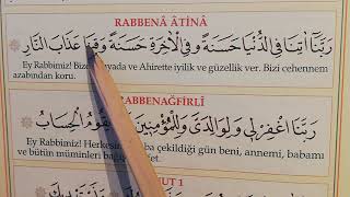 Namaz dualarını nasıl okuyoruz ve neler istiyoruz? RABBENAA ATİNA-RABBENAĞFİRLİ 