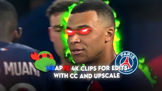 Kylian Mbappe ● Rare Clips ● Scenepack ● 4K (With Ae Cc And Topaz)