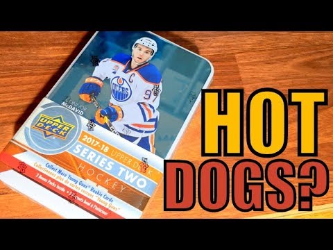 THE BEST CARD IN EXISTENCE - Opening A 17/18 Upper Deck Series 2 Hockey Retail Tin