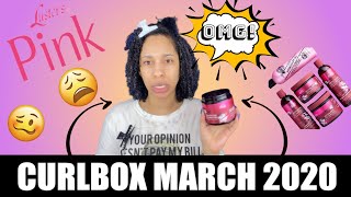 Lusters Pink Review Demo Curlbox March 2020 Type 4A Natural Hair