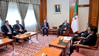 الوزير الأول يستقبل وزير النفط والثروة المعدنية للجمهورية العربية السورية