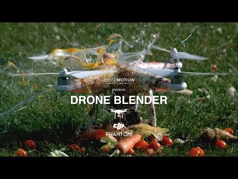 Esto pasa si usas un drone para picar alimentos