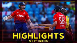Highlights | West Indies v England | 3rd T20I
