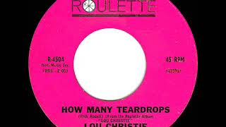Watch Lou Christie How Many Teardrops video