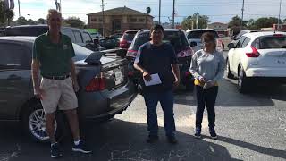 Happy customers at Julian’s auto showcase