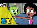 The Story of How Elasti-girl Got Her Powers | Teen Titans Go! | Cartoon Network UK