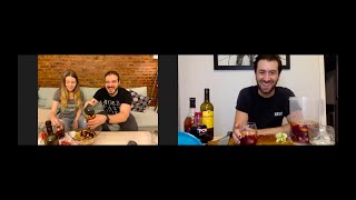 Pop on the Rocks: Making Sangria with Painted On (Hillary Capps and Anthony Farina)
