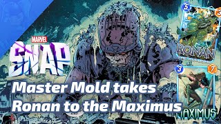 Master Mold is a BIG BUFF for Ronan the Accuser - Marvel SNAP Gameplay & Deck Hi