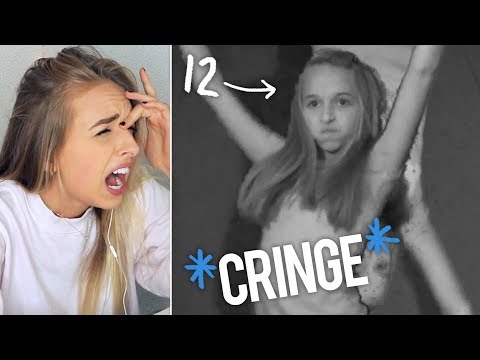 REACTING TO MY OLD MUSIC VIDEOS