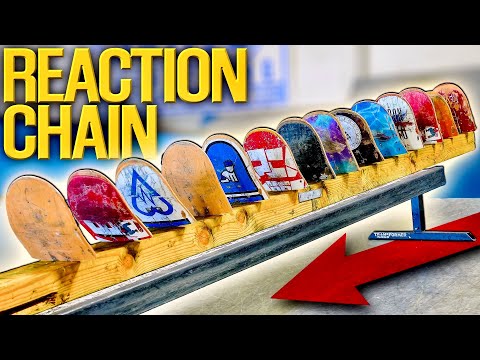 THE CHAIN REACTION SKATE RAIL!