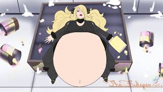 Pokemon Girl Belly Stuffing