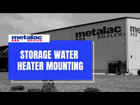 Storage water heater mounting