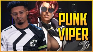 Sf6 Punk Destroying With Crimson Viperstreet Fighter 6