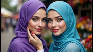Hijab Love In Silence A Tender Visual Kiss Between Two Muslim Women