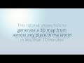 How to create a 3D Terrain with Google Maps and height maps in Photoshop - 3D Map Generator Terrain