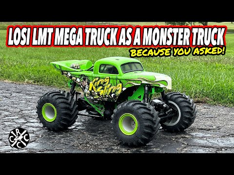 Losi LMT King Sling Mega Truck As A Monster Truck...Because You Asked For It!