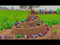 Mini tractor trolley videos | tractor jcb video | jcb video|Jcb 5cx|@MrDevCreators