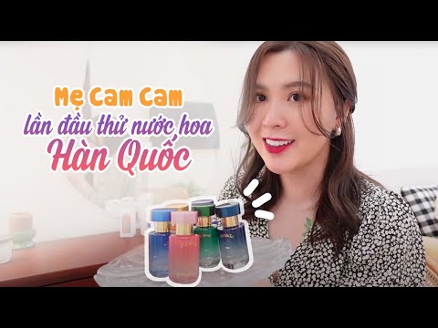 Lần Đầu Mẹ Cam Cam Thử Nước Hoa Hàn Quốc | De Memoria First Memory Collection