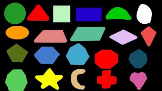 What Shape Is It? - 2D Shapes - ‎@Thekidspictureshow  (New 2024)
