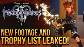 Kingdom Hearts 3 - New Dawn Till Dusk Footage, Trophy List Leaked and New Clips!