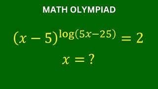 A Very Nice Math Olympiad Problem | Solve for x | Algebra