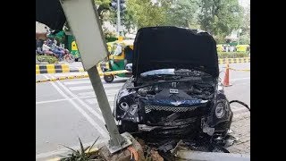 दिल्ली: तेज रफ्तार SUV ने ऑटो को मारी टक्कर, विदेशी महिला की मौत