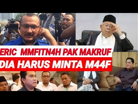 FERDINAND;ERICK TOHIR MEMF!TN4H KYAI MA'RUF TAK KAMPANYE;PILPRES 2019;PRABOWO;JOKOWI;DEMOKRAT;PDIP