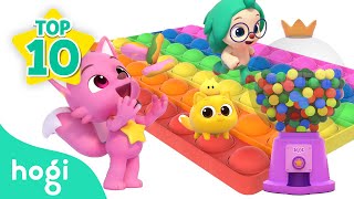 Learn Colors with Pop it + Ball Pit｜Colors for Kids｜Hogi Colors｜Hogi Pinkfong Colors