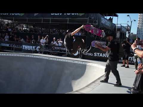 JOSH BORDEN DEW TOUR LONG BEACH PRO BOWL JAM HEAT THREE