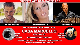 ANDREA MONTOVOLI_ANNALISA MINETTI_FABIO FURIA A CASA MARCELLO CIRILLO_PUNTATA.40 DEL 6 MAGGIO 2020