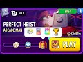 arcade man bombs away solo challenge | match masters | perfect heist today