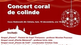 Concert coral colinde -Gătaia 2016-