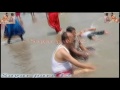 deshi indian aunty bathing in sea beach digha