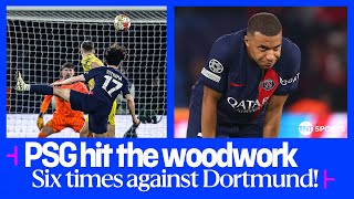 Crossbar Challenge? Psg Hit The Woodwork Six Times Across Two Legs Vs Borussia Dortmund 😳 #Ucl