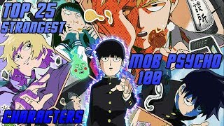 Top 25 Strongest Mob Psycho 100 Characters