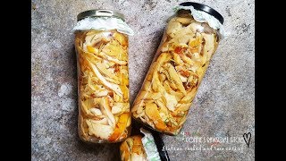 JARRING - PRESERVING FOOD = STORAGE - MUSHROOMS - CHICKEN OF THE WOODS | Connie's RAWsome kitchen