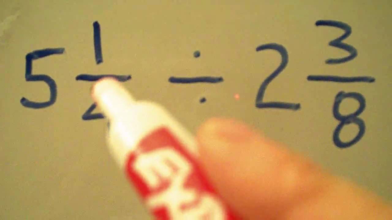 Dividing Mixed Numbers - YouTube