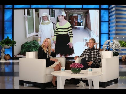 Beth Behrs Helps Pull Off the First Andy Scare of the Season!