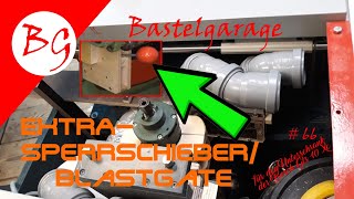 Steuerbarer Sperrschieber/Blastgate für die Absauganlage
