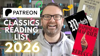 Clic Literature Tbr 2026 Rebecca, Macbeth & More Hidden Gems Patreon Reading Challenge