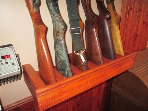 How to build a wall gunrack P1-3