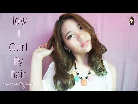[Violet Brush] How I Curl My Hair - YouTube