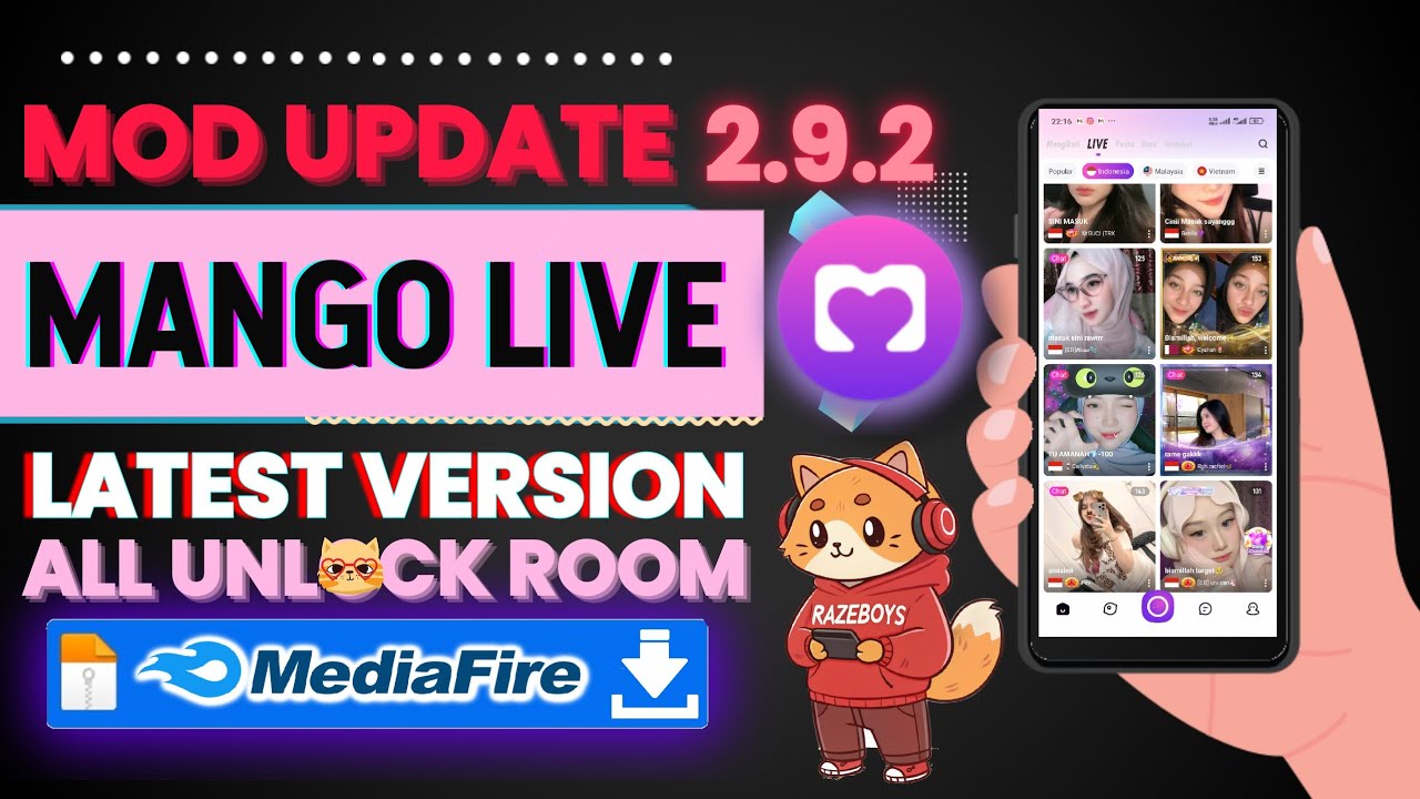 Mango Live Mod Apk Terbaru All Unlock Room 2.9.2 Latest Mango Live Mod Apk Terbaru All Unlock Room 2.9.2 Latest
