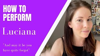 An Actors Guide To Lucianas And May It Be That You Have Quite Forgot A Husbands Office