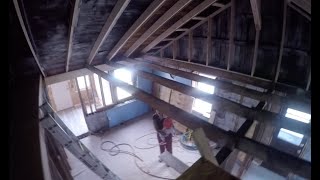 Tiny House Day 10: Loft Has Floor!