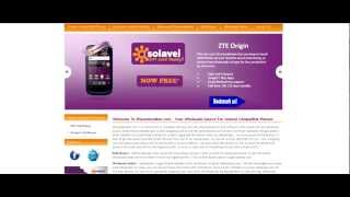 Free turn key replicated website & online business opportunity selling cell phones and Solavei