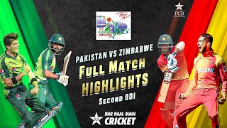 Pakistan vs Zimbabwe | Full Highlights | 2nd ODI 2020