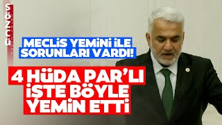 İşte 4 Hüda Parlı Vekilin Yemin Etme Anları Mecliste Neler Yaşandı?